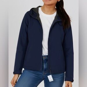NWT Women's Navy Rain Jacket